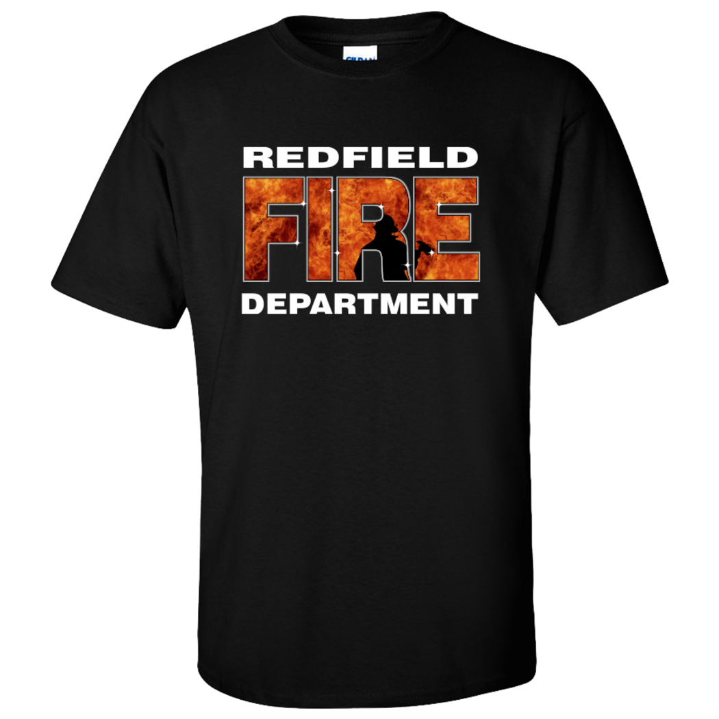Custom Imprint and Embroidery Custom Fire Department T