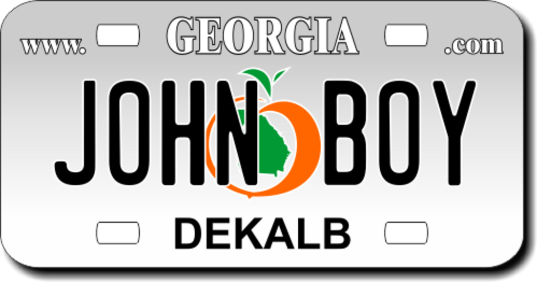Personalized License Plate for Bicycles, Kid's Bikes, Carts, Cars or Trucks Teamlogo