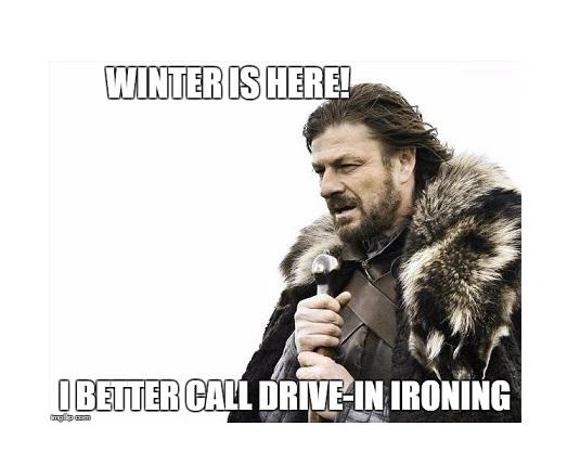 Drive in Ironing Winter Specials