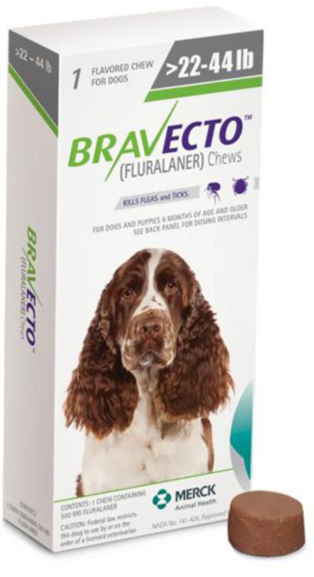 Pet Meds, No Prescription Required - Bravecto for Dogs 22-44#
