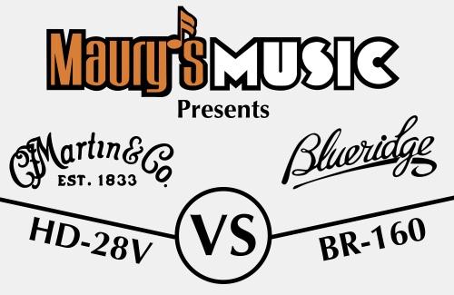 Martin HD-28V vs. Blueridge BR-160