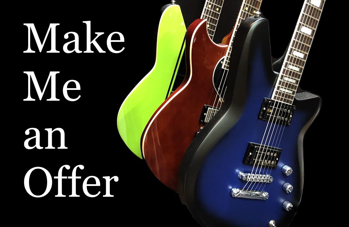 Make Me an Offer - Reverend Guitar BLOWOUT!