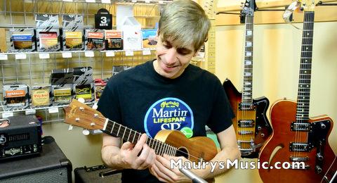 Nick Roberti dropped by with his Uke