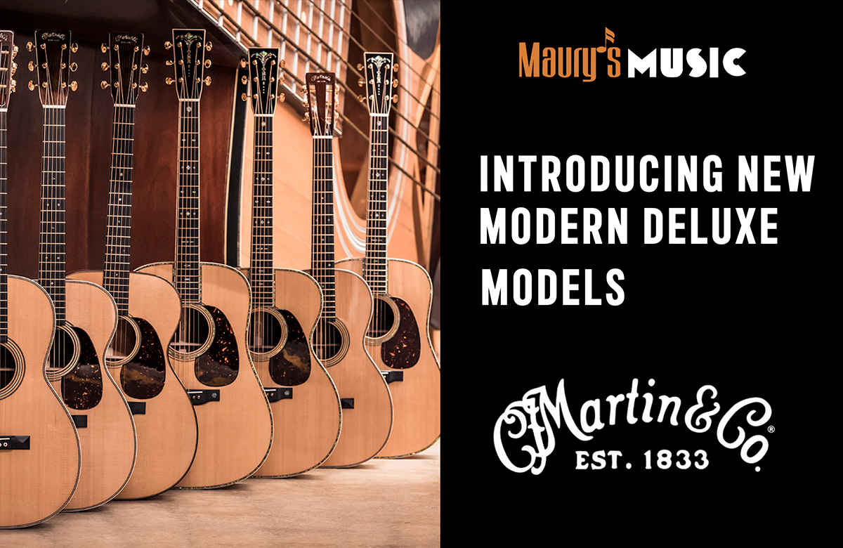 Seven New Modern Deluxe Martin Guitars!