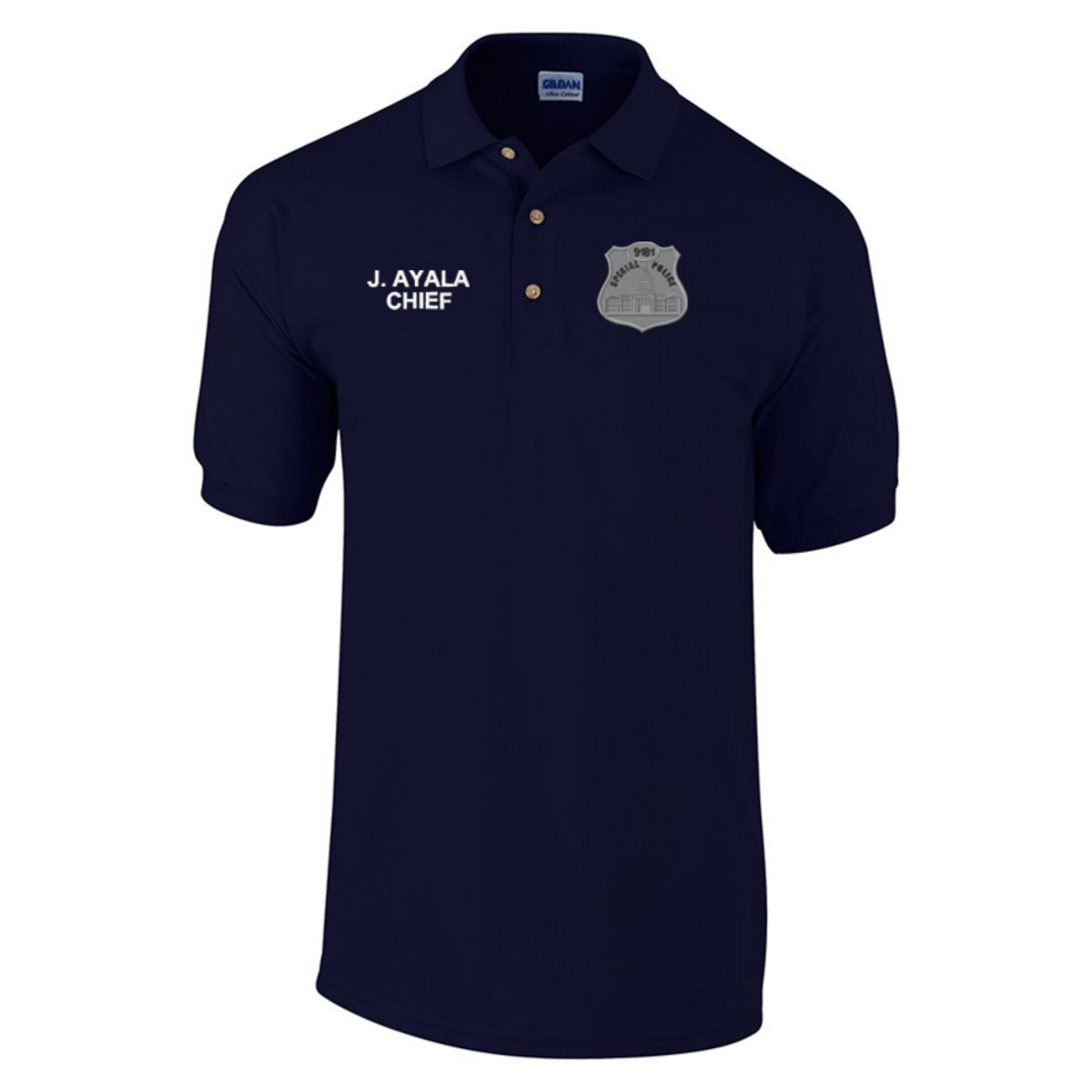 Custom police polo shirts clearance