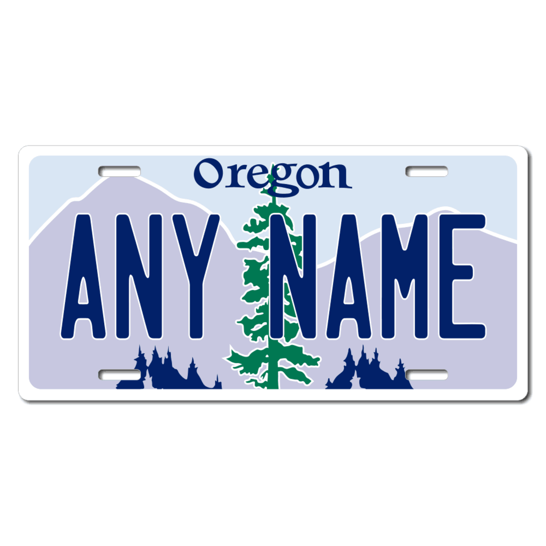 Mini License Plate Name Tag Bicycle Plate! KRIS Blue Oregon 