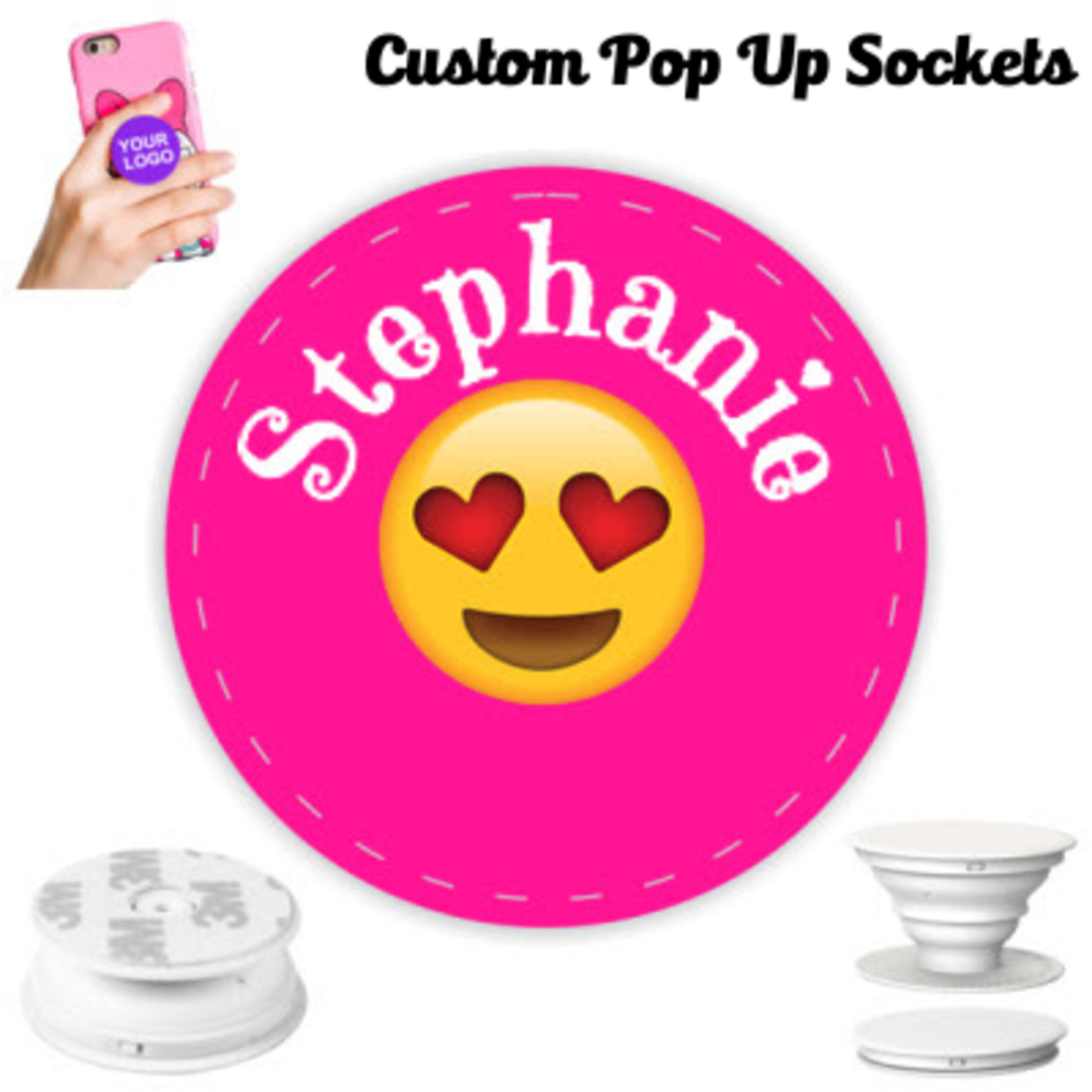 Antagonisme Penneven molester Custom Pop Socket - Design Online - Free Shipping - Teamlogo.com | Custom  Imprint and Embroidery