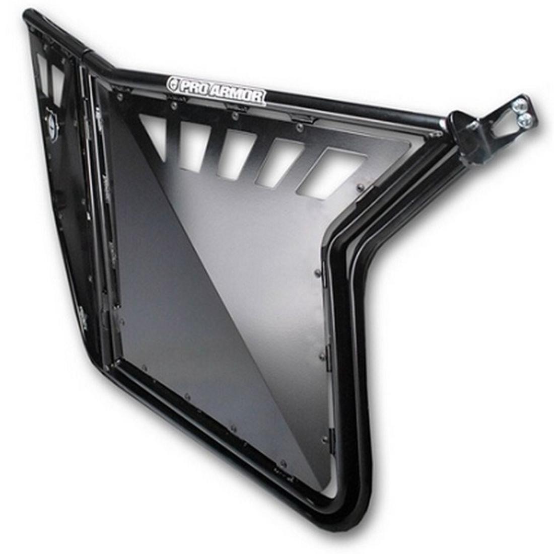 Pro Armor Black Sheet Metal Doors W Cut Outs