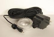 LED light for in or out of water with rain proof transformer and long power cord