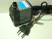 Indoor European electric fountain pump with 2 pin plug on power cord