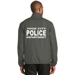 Custom Imprinted Law Enforcement Raid Jacket Printed Front and Back Any Department Teamlogo Custom Imprint and Embroidery