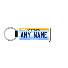 CUSTOM PERSONALIZED ALUMINUM BICYCLE STATE LICENSE PLATE-NEVADA SILVER STATE 