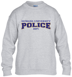 Police Dept. Custom Embroidered Sweatshirt Teamlogo Custom