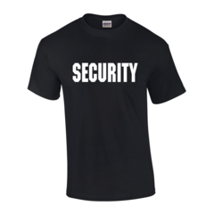 Men's Security Wholesale T-Shirts Screen-Printed Front & Back Multi-Pa –  STAFF TEES