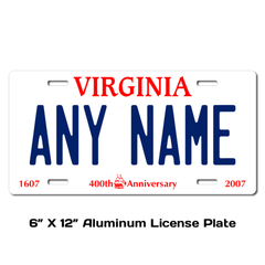 Virginia 1962 License Plate Personalized Custom Auto Bike Motorcycle Moped Tag 