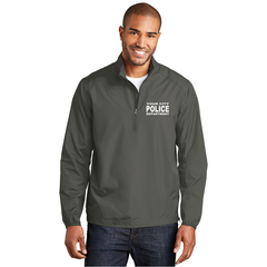 Custom Imprinted Law Enforcement 1 2 Zip Raid Jacket Printed Front and Back Any Department Teamlogo Custom Imprint and Embroidery