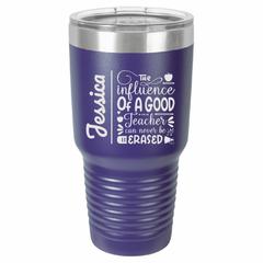 Personalized Laser Engraved 30 oz Insulated Tumbler -Teacher