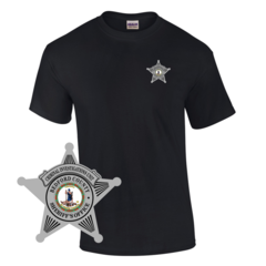 Law Enforcement Badge T-shirt Style 6 Custom Imprinted T-shirt