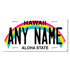 Personalized Hawaii License Plate for Bicycles, Kid's Bikes, Carts, Cars or Trucks