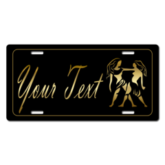 Personalized Gemini License Plate for Bicycles, Kid's Bikes, Carts, Cars or Trucks 