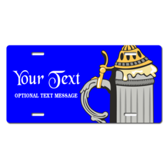 Personalized Stein License Plate for Bicycles, Kid's   Bikes, Carts, Cars or Trucks