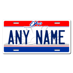Personalized Ohio License Plate for Bicycles, Kid's Bikes, Carts, Cars or Trucks