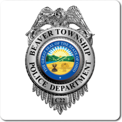 Custom Reflective Police Badge Decal