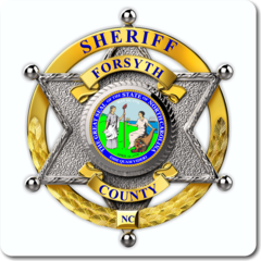 Custom Reflective Sheriff 6 Point Star Badge Decal
