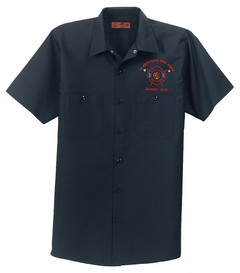 Red Kap - Short Sleeve Industrial Work Shirt - Includes Personalized Embroidery