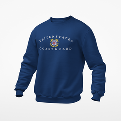 US Coast Guard Embroidered Sweatshirt with Free Shipping