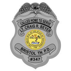 Custom Reflective Shield Badge Decal