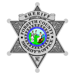 Custom Reflective Sheriff 6 Point Star Badge Decal