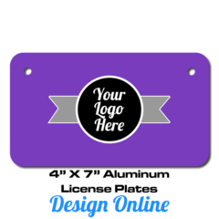 Personalized Design Your Own License Plate - Design Online - Free Shipping
