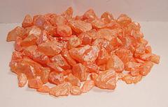 Salmon color sea glass for fountains