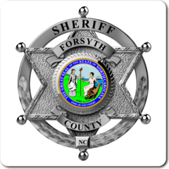 Custom Sheriff 6 point star Badge Vinyl Decal 