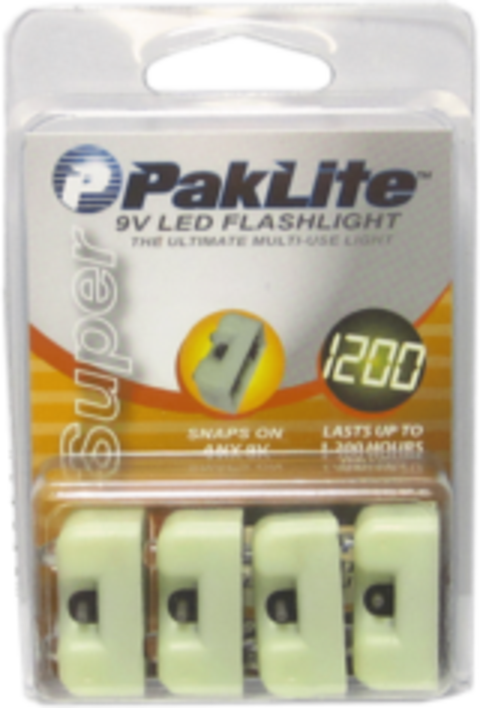 Pak-Lite's Official LED Flashlights) - of Pak-Lite SUPER Glow Flashlights with White LED Bulbs
