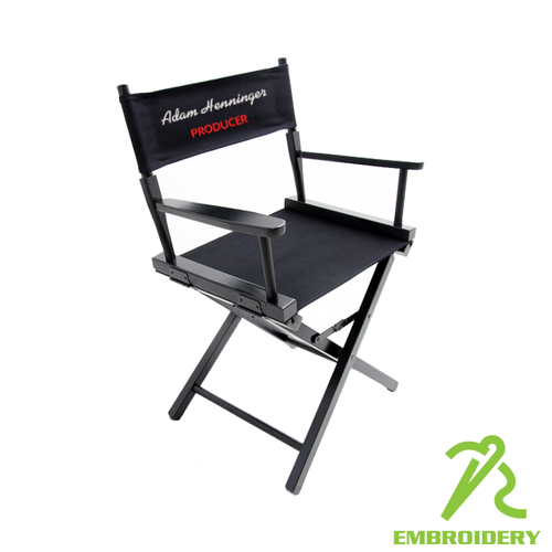    Chair Finish:	* Canvas Set Color:	* Embroidery Location(s):	 FRONT (add $0.00) BACK (add $0.00) F