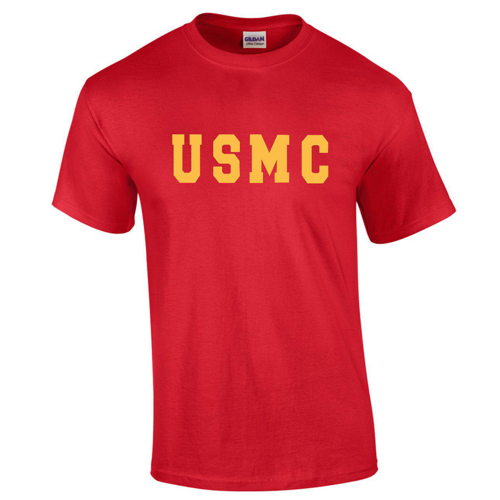USMC Red T-Shirt - Free Shipping