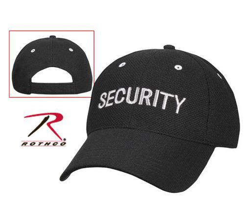Rothco Black Security Low Profile Insignia Air Mesh Cap