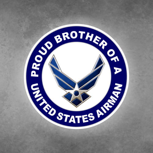 Proud Brother of a United States Airman Car Vehicle Magnet