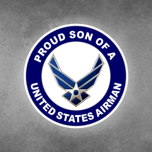 Proud Son of a United States Airman Car Vehicle Magnet
