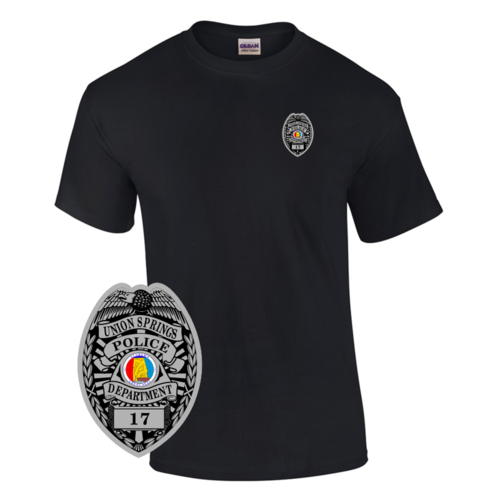 Law Enforcement Badge T-shirt Style 12 Custom Imprinted T-shirt