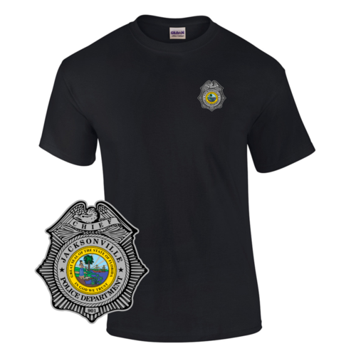 Law Enforcement Badge T-shirt Style 9 Custom Imprinted T-shirt