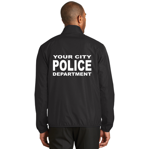 Custom Imprinted Law Enforcement Raid Jacket Printed Front and Back Any Department
