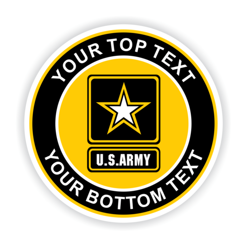Personalized United States Army Car Magnet