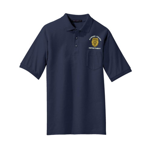 Port Authority® Silk Touch™ Polo with Pocket - Law Enforcement badge Embroidery