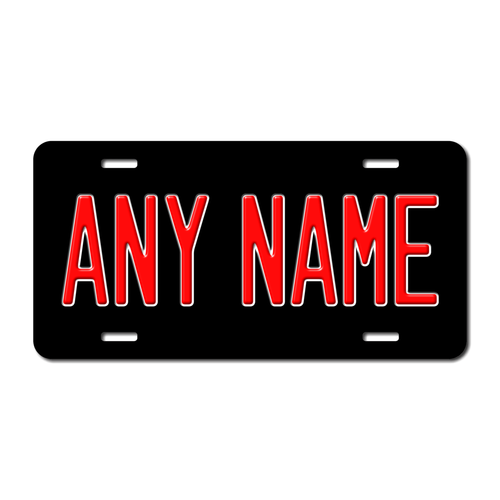 Personalized Customizable License Plate for Bicycles, Kid's Bikes, Carts, Cars or Trucks