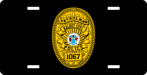 Custom Law Enforcement License Plate PLP015