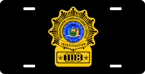Custom Law Enforcement License Plate PLP026