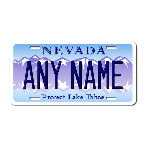 Personalized Nevada 6 X 12 License Plate  